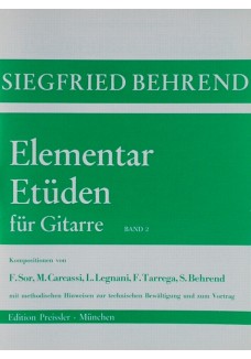 Elementar Etüden für Gitarre. Band 2