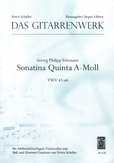 Sonatina Quinta a-Moll TWV 41:a4
